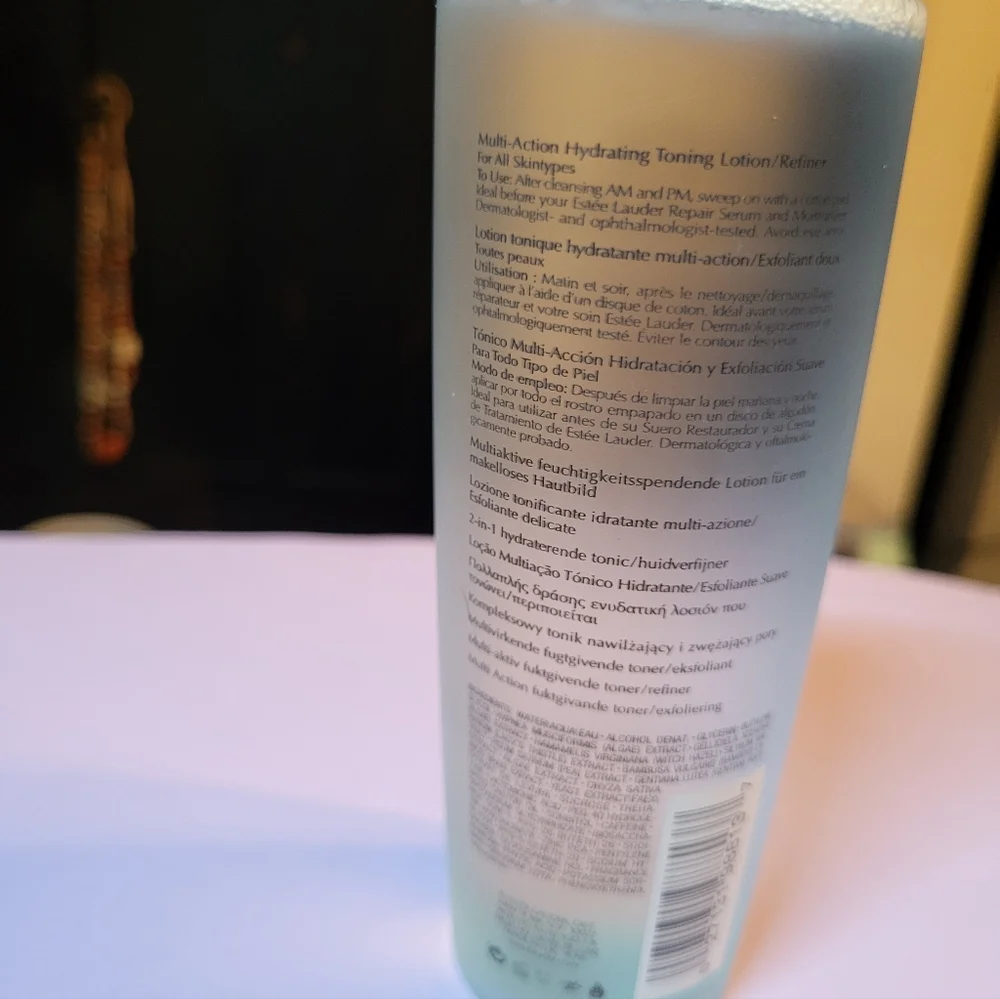 Estee Lauder Perfectly Clean Multi-Action Hydrating Toning Lotion, 6.7oz., New